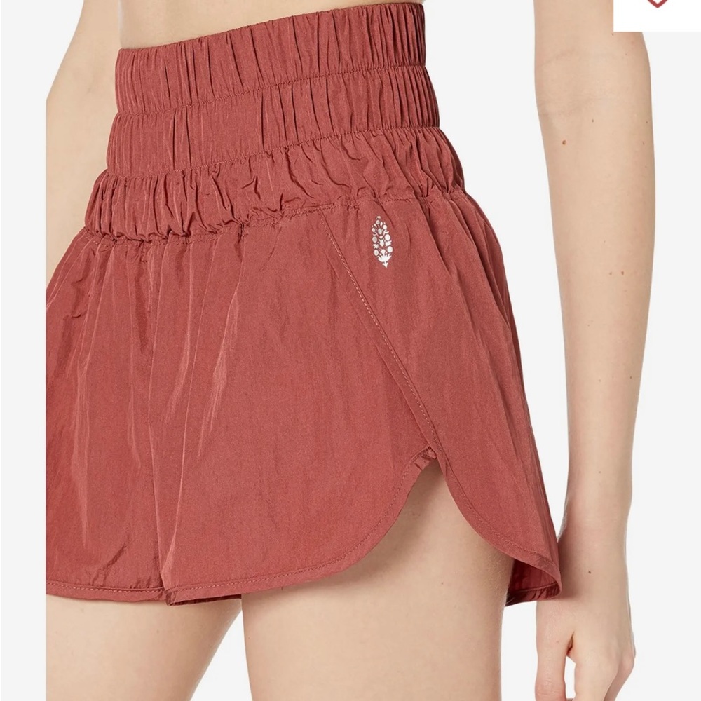 Free People The Way Home Shorts. Rendezvous Red. Size Small. Like New.